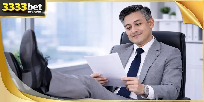 A portrait showing the experienced male executive in a modern office