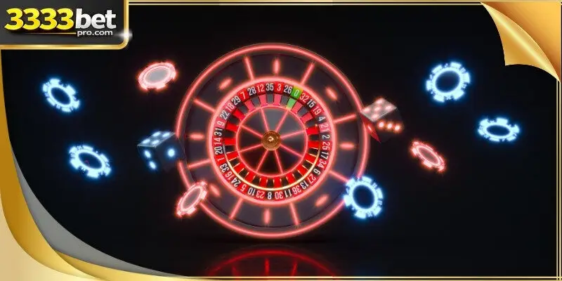 A high-tech studio environment broadcasting real-time dealer actions to players